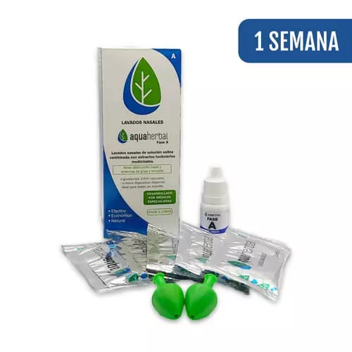 Lavado Nasal  Fase A (1 Semana) – Aquaherbal – Remedios herbolarios